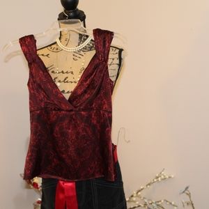 Ellie Tahari silk blend blouse Size XS